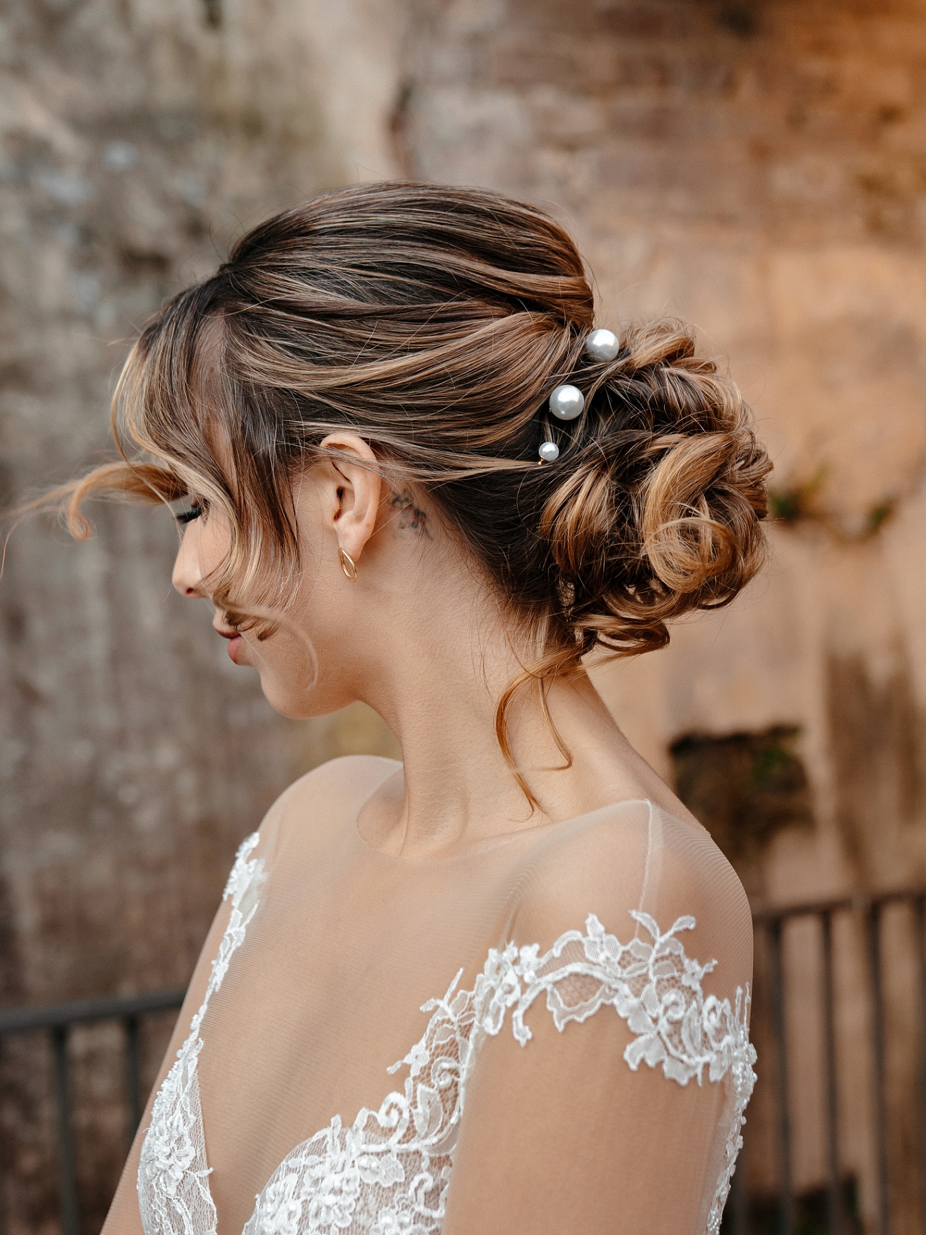 Bridal Hair Pearl Pin Accessory